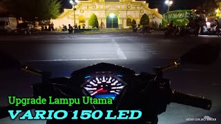 MODIF Lampu Depan Smoke Vario 125/150 LED