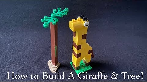 LEGO Giraffe and Tree!(LEGO Classic 11011)
