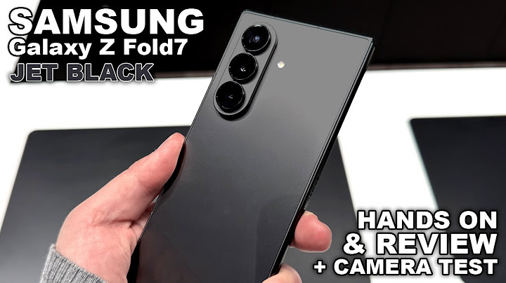 Samsung Galaxy Z Fold 7 Jet Black First Look and Camera Test -  Hands On & Review!