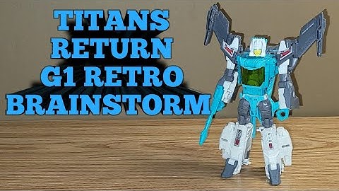 Transformers G1 Retro Titans Return Reissue BRAINSTORM Review.