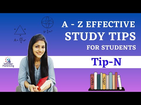 A - Z Effective Study Tips For Students | Tip N | Wonder Parenting ...