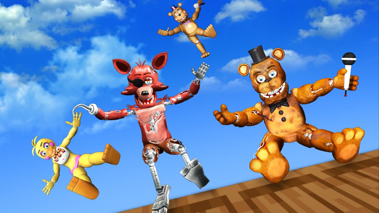 GMOD Physics demonstration | Fnaf Animatronics vol.6