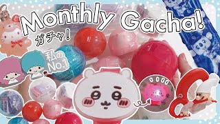 Monthly Gacha! 2024  4月のガチャガチャ【vol.1】サンリオ・ちいかわなどなどまたドアラのガチャ回しちゃった