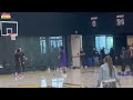Lakers new addition Spencer Dinwiddie shooting shots in todays  post practice