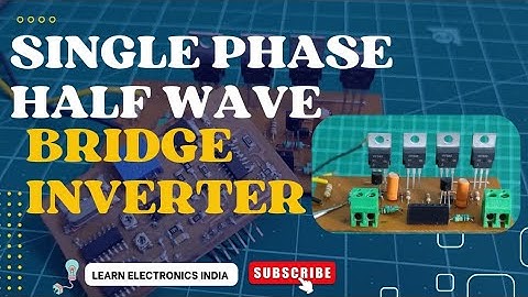 Matlab simulation of Single phase half wave bridge inverter || Power electronics || Btech students
