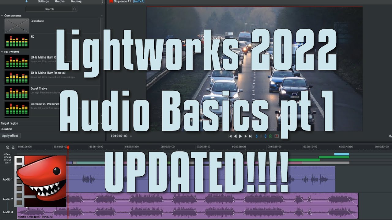 Lightworks Audio Basics pt1 YouTube