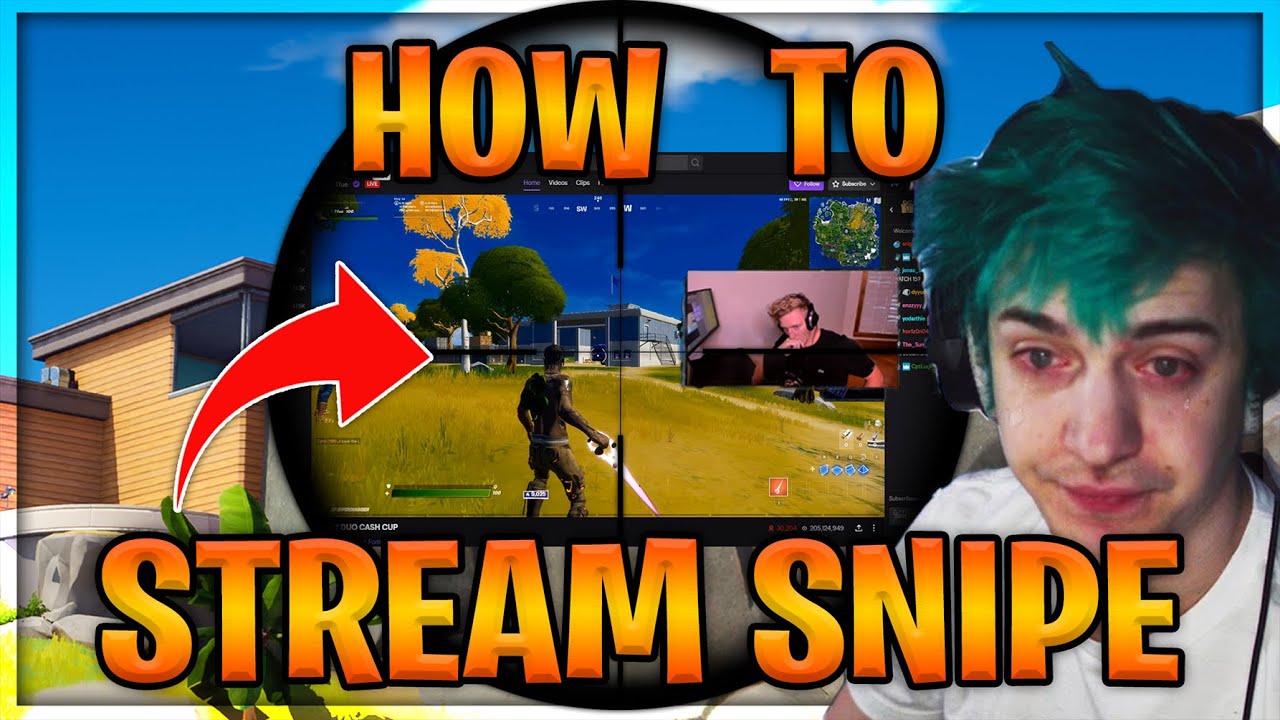 How to STREAM SNIPE in Fortnite - YouTube