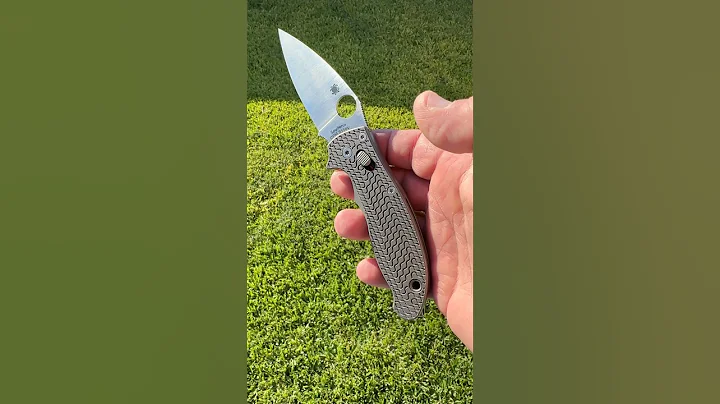 My Tuesday carry is my Spyderco S110V & Rockscale Design Ti scales Manix 2 knife… ❤️‍🔥