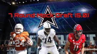 Dallas Cowboys 7 Round 2024 Mock Draft (5.0)