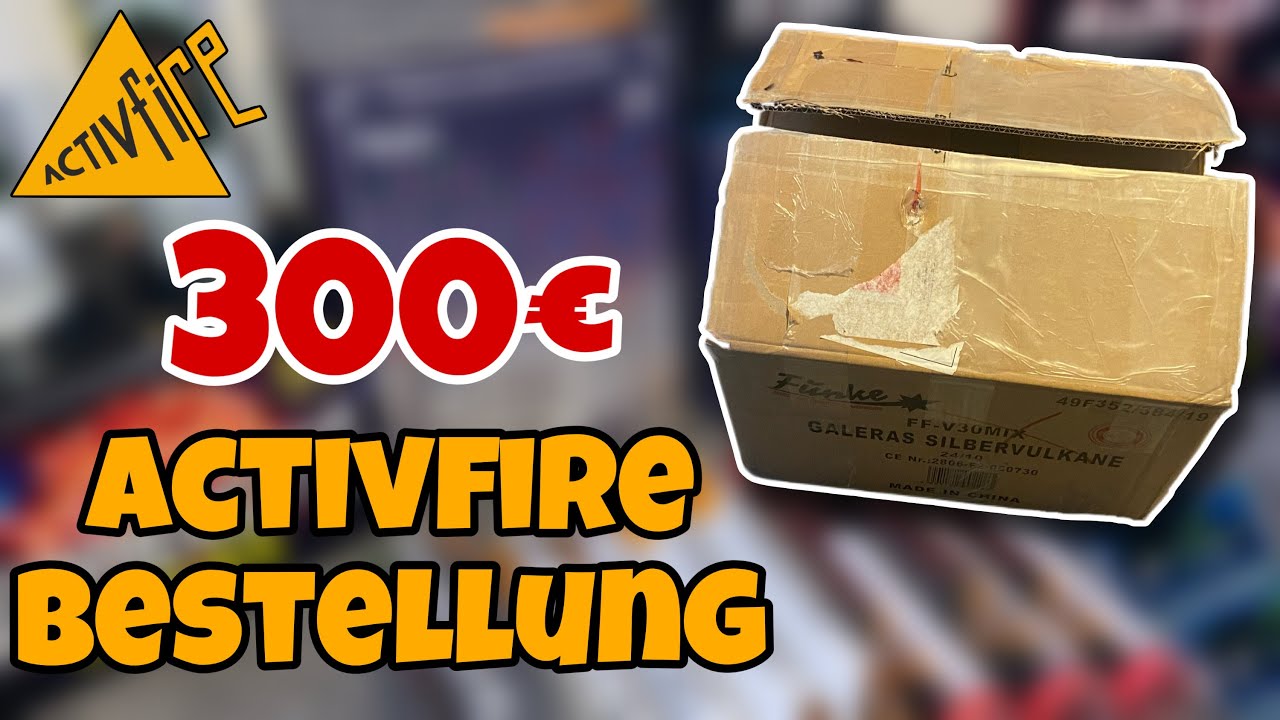 Activfire Feuerwerk Bestellung 1/2 💥 Silvester Bestellung 2022 - Pyrotoast
