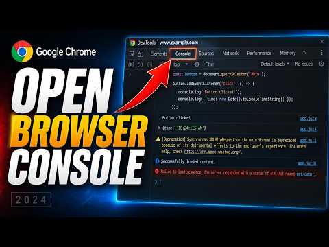 How to Open the Browser Console in Google Chrome 2026