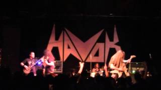 HAVOK Unnatural Selection Live at The Oakland Metro Oakland CA 11/17/2015