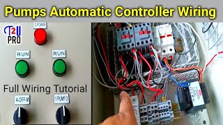 Water Pumps Control Panel Wiring Tutorial and full Guide | control panel wiring diagram | Talk2UPro