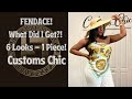 FENDACE- What Did I Get?! Was it Worrh It? 6 Looks - One Piece 👀 | Customs Chic