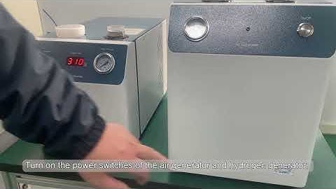 #230-4# Gas Chromatograph Power Connection and Pressure Check - ZWGC798 #test #zhiwei