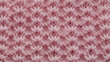 Ажурный узор спицами . Вяжем красивую кофту, пуловер, детскую шапочку.