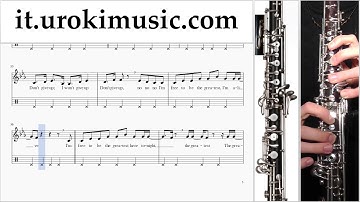 Lezioni di Oboe Sia - The Greatest Tutorial Spartito Parte#2 um-276