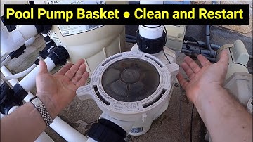 💦Pool Help 3 ● Pump Basket ● Clean and Re-Prime the Pump