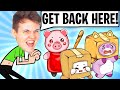 Can FOXY, BOXY & PIGGY Escape The EVIL BABYSITTER!? (LankyBox Adventure)