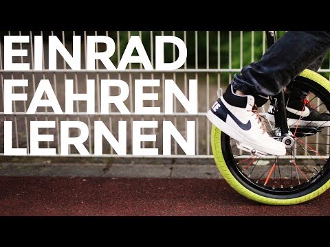 Einrad Fahren Lernen | Learning to ride a Unicycle | Tutorial | RideOne Unicycling