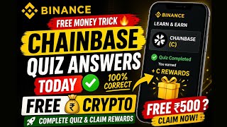 Binance Free Money Trick Chainbase Quiz Answers Today 100% Correct
