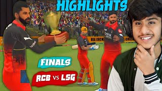 MS DHONI  RCB vs LSG | IPL/ RCPL FINAL RC24 GAMEPLAY