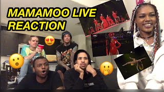 MAMAMOO LIVE REACTION (Mama awards!)