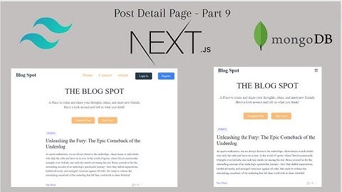 Full stack Nextjs Blog Application | Mongodb Nextjs Next-auth | Part 9 Post Detail Page