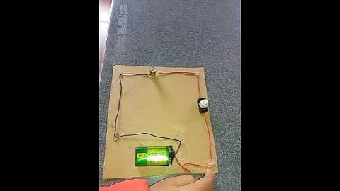 EXPERIMENTO CIRCUITO ELÉCTRICO SIMPLE -  PARA NIÑOS DE PRIMARIA PRIMER EXPERIMENTO EN CUARENTENA