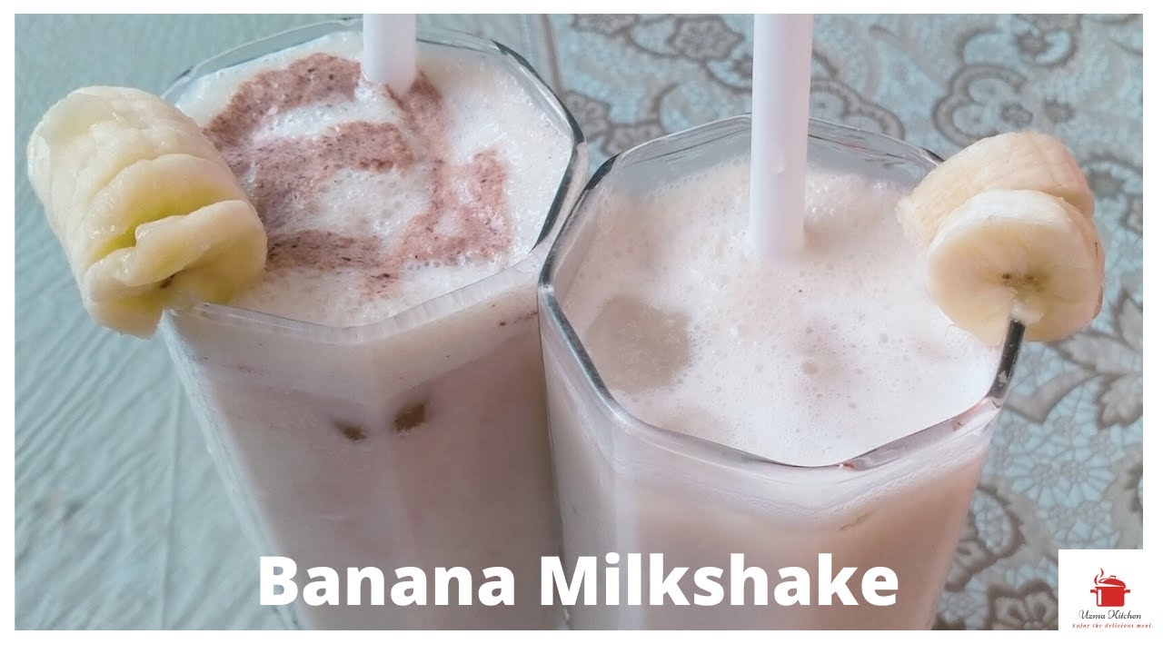 Thick and Creamy Banana Milkshake Recipe in Urdu/Hindi YouTube