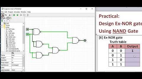 # 20 Design Ex-NOR (Exclusive NOR)   gate using NAND gate | B.E | B.Tech | Diploma | GTU