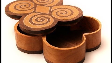 Make an Inlayed Wood Scroll Saw Box by Modern Wood Patterns pt 1 (woodworking)