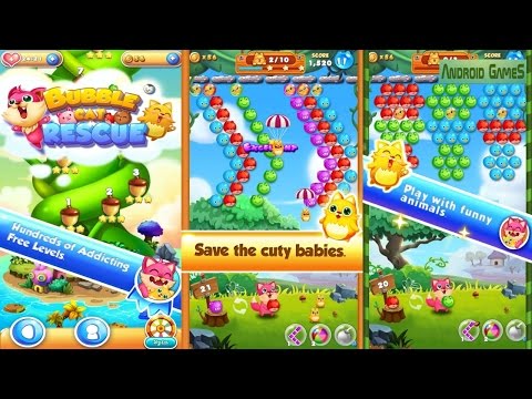 Bubble Cat Rescue Preview HD 720p