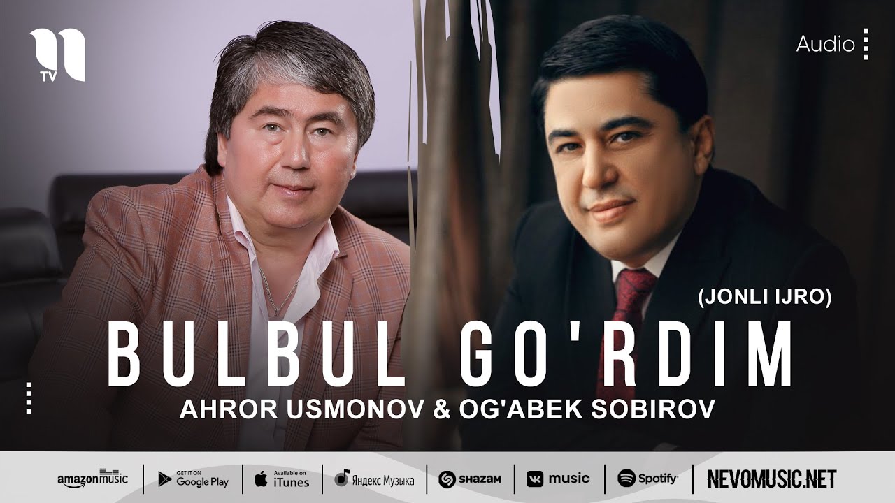 Ahror Usmonov  Ogabek Sobirov   Bulbul gordim jonli ijro