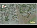 VUE AÉRIENNE D UNE PARTIE DE LA VILLE DE GAMBA VUE AÉRIENNE D UNE PARTIE DE LA VILLE DE GAMBA