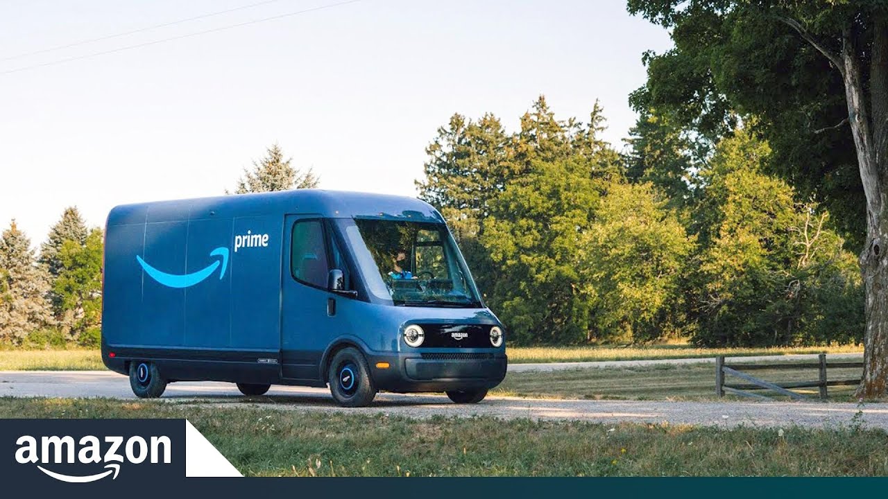 Amazon’s first custom 100% electric delivery vehicle