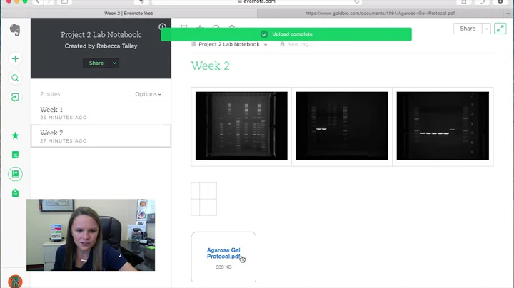 Evernote Lab Notebook Tutorial - Adding Content (Part 3/4)