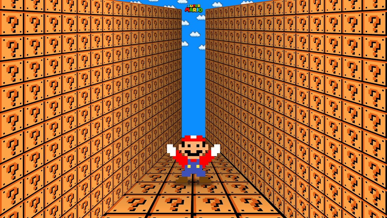 What If Mario Collects 999 Item Blocks in Super Mario Bros.? - YouTube