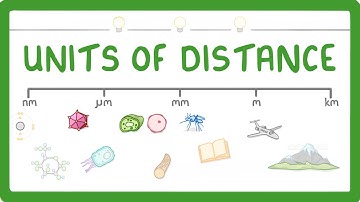 GCSE Biology - How to convert between nm, um, mm, m and km (2026/27 exams)