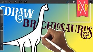 How to draw a brachiosaurus for kids - Dinosaur Fairy Tales screenshot 5