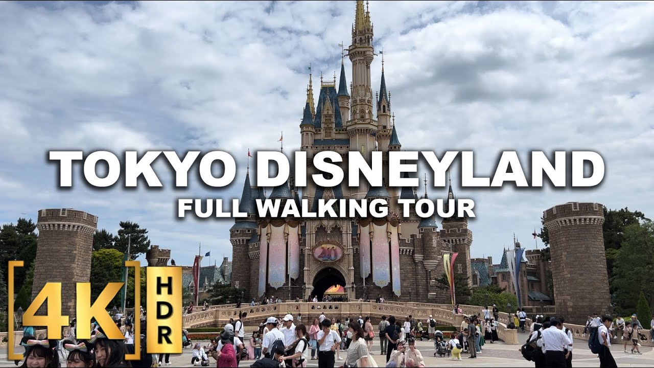 This is Tokyo Disneyland in 2023  Full Walking Tour  4K HDR  Theme Park Tour  Japan