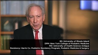 Meet Dr. Jeffrey Ross Houston Podiatric Surgeon