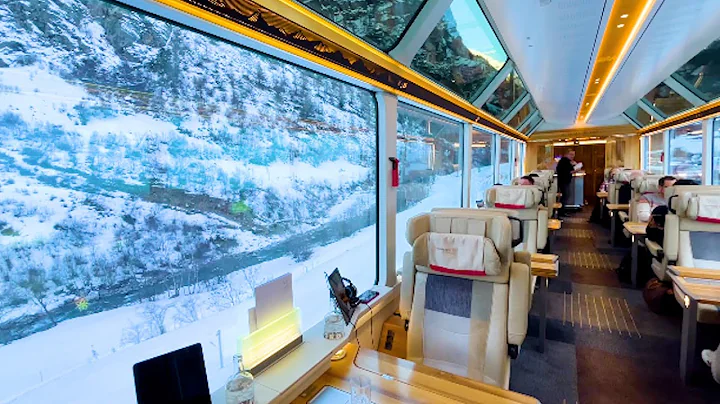 🇨🇭Riding on $800 Switzerland's Most Luxury Train! | The Glacier Express Excellence Class