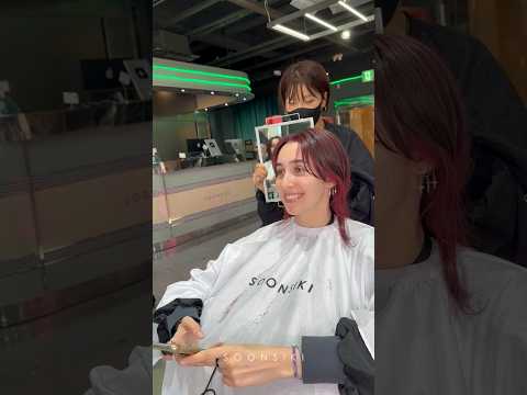 울프컷에 핑크포인트 주기 💕