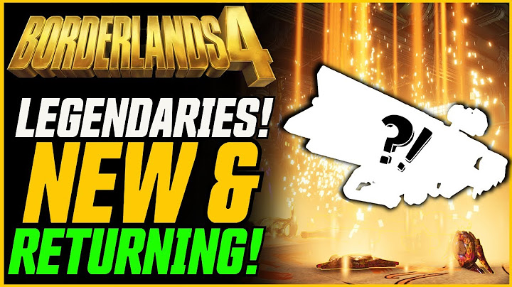 NEW & RETURNING LEGENDARIES PREVIEW! // Borderlands 4 Early Look