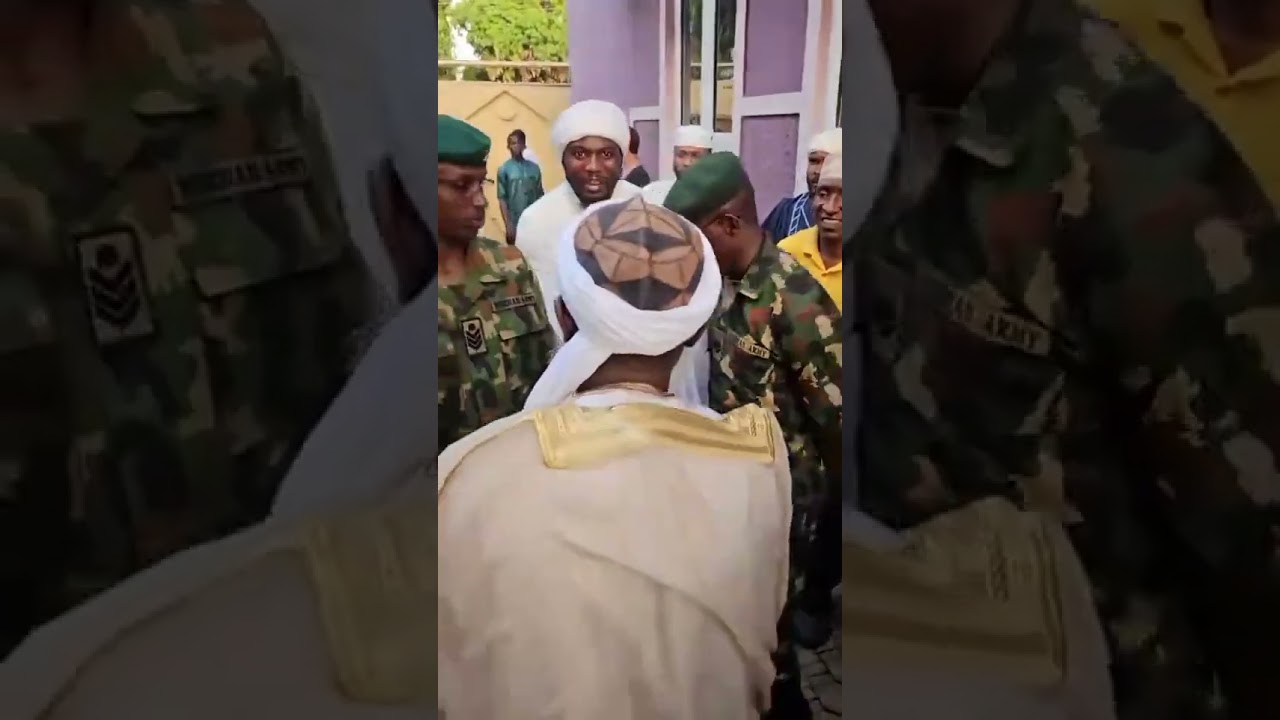Viral video of security operatives greeting Sheikh Gumi sparks reactions online
