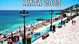 ЯЛТА / По НОВОМУ маршруту на Приморский пляж / Крым 2023