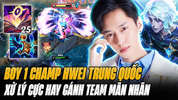 Boy1champ Hwei Trung Quốc Xử Lý Cực Hay Gánh Team Mãn Nhãn Ở Game Đấu Siêu Căng