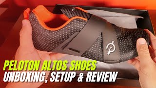 Peloton Altos Cycling Shoes Review (UNBOXING AND SETUP!)