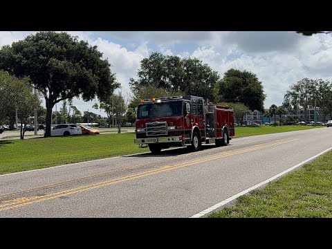 Cedar Hammock Fire Rescue *SPARE* Ladder 219 Responding 